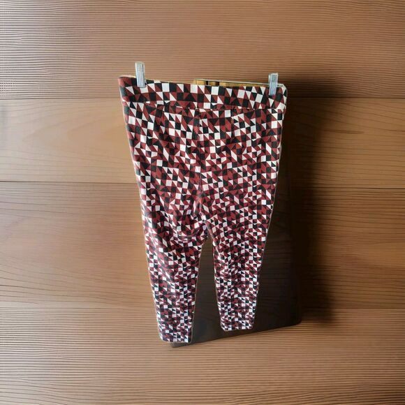 Travelers Collection By Chico's Geo Crepe Knit Ankle Pants Size 1 US M - Picture 7 of 11